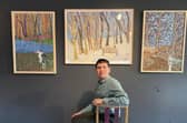 Pateley Bridge's James Owen Thomas, whose stunning environmental art earned him an appointment as a One Step Greener Ambassador at COP26, is to open a new eco-friendly art gallery at Mackenzies Farm Shop in Blubberhouses. (Picture contributed)