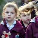 We will always remember -  Ashville College Prep School pupil Ottie taking part in the Harrogate school's mark Remembrance event. (Picture contributed)
