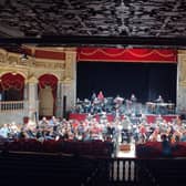 The Harrogate Proms will see Harrogate Symphony Orchestra (pictured in rehearsal late last year) and Harrogate Choral Society.
