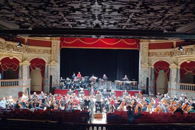 The Harrogate Proms will see Harrogate Symphony Orchestra (pictured in rehearsal late last year) and Harrogate Choral Society.