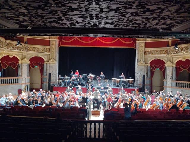The Harrogate Proms will see Harrogate Symphony Orchestra (pictured in rehearsal late last year) and Harrogate Choral Society.