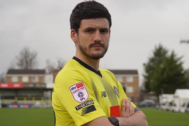 Anthony O'Connor signed for Harrogate Town from League One Morecambe on Wednesday.