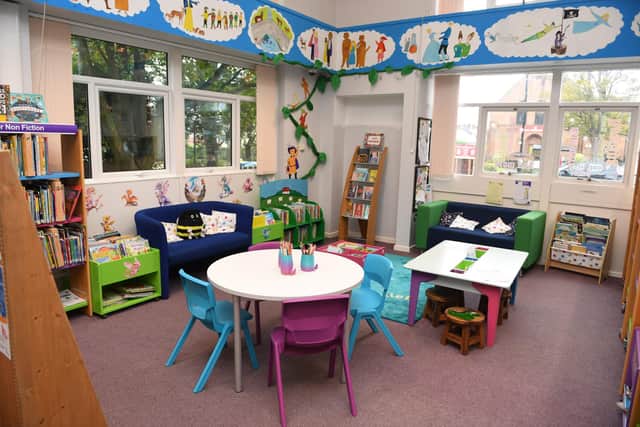 The bright and attractive new children's area at Starbeck Library in Harrogate which has been transformed with the aid of a £6,000 grant from the National Lottery. (Picture Gerard Binks)