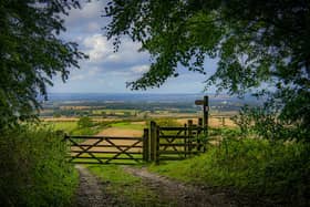 Close to Wintringham on the Yorkshire Wolds Way.
