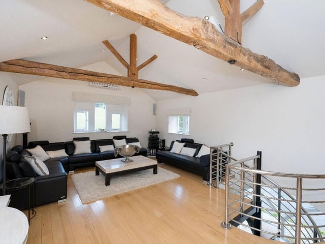 An additional living space which could work as annex for guests leading onto a double bedroom.