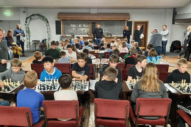 Harrogate & District Primary Schools Chess Association's team chess tournament at The Manhattan Club