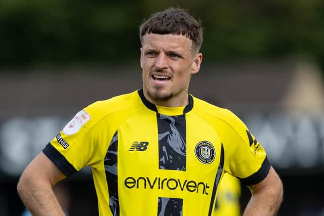 Josh March finished 2024/25 as Harrogate Town's leading goal-scorer having found the back of the net nine times. Picture: Jez Tighe/ProSportsImages