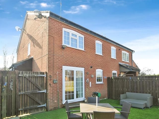 This one bedroom and one bathroom terraced house is for sale with William H Brown for £175,000