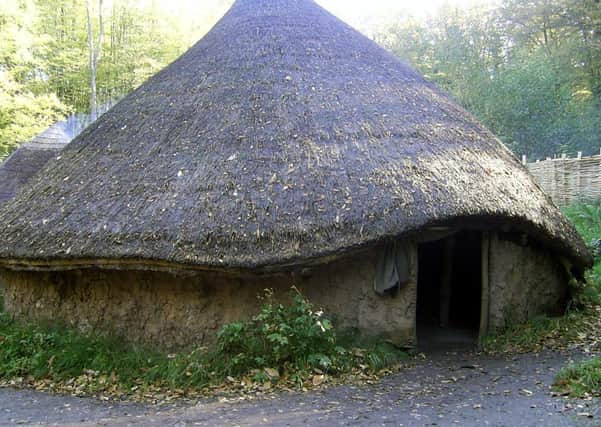 From the Iron Age - The ancient ring unearthed in Knaresborough in the 1990s dates from 100BC, an era of Celtic round houses.