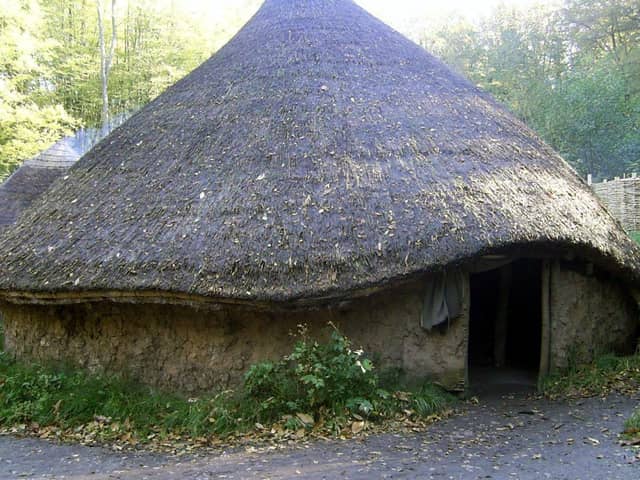 From the Iron Age - The ancient ring unearthed in Knaresborough in the 1990s dates from 100BC, an era of Celtic round houses.