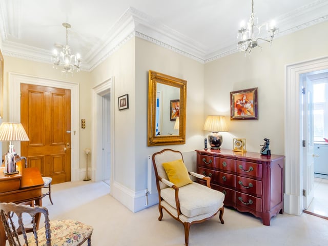 The apartment's inner hallway.