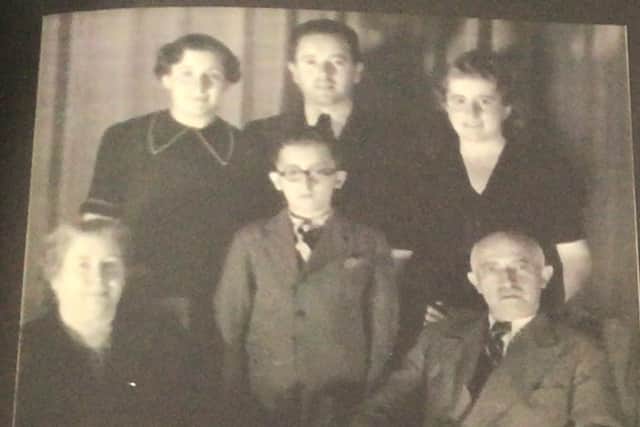 The last image of Harrogate woman Michelle Green's family together and alive during the Second World War before the horrors of the Holocaust.