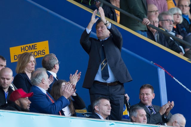 Mansfield Town Chairman John Radford is applauded by the fans ahead of a game in 2017. He will forever be a legend for his efforts in rebuilding Mansfield Town.