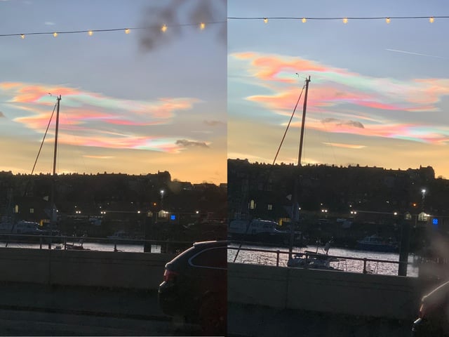Mags Gildas took this wonderful shot over Whitby harbour.