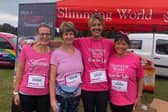 Charlotte and some of her members at Race For Life