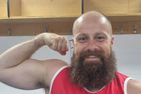 Joe Holroyde, 41, who was brought up in Harrogate and still has a lot of contacts locally, although he now lives in Liverpool, said he had been signed up for BBC's The Gladiator show without him even knowing. (Picture contributed)