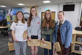 Harrogate GCSE results - Rossett School students Lucy Wighton, Olivia Money, Maya Dunmore and Hettie Sadler. (Picture Rossett School)