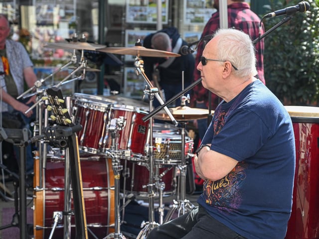 Time Machine, blues-rock band awaiting the final performance of the event.