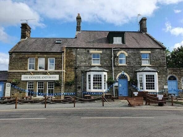 Exterior view of the hotel that became famous on TV as Heartbeat's 'Aidensfield Arms'.