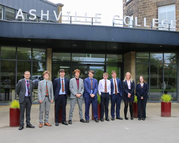 The editorial team - Ashville College in Harrogate has resurrected and modernised the former Sixth Form magazine, Sixth Sense, to help pupils develop their writing skills. (Picture Ashville College)