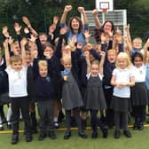 Pupils and teachers at Rossett Acre Primary School are celebrating receiving a 'good' rating by Ofsted