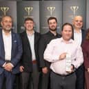 From left, award category sponsor Simon Bradbury, with Rudding Park GC's Nick Brown, Dan Balbi, Marc Rice, Rob Clare, Nicola Cook and Peter Banks. Picture: Submitted