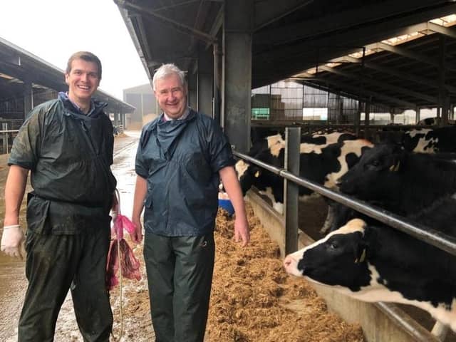 Peter Wright and fellow vet Matt Smith on The Yorkshire Vet. (Pic credit: Daisybeck Studios / The Yorkshire Vet returns on Tuesday at 8pm on Channel 5)