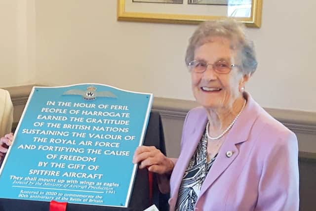 Harrogate's WWII ATS veteran, centenarian Sheila Pantin, will be talking about her days as an ambulance driver in the Allied advance from Normandy to Nazi Germany. (PIcture contributed)
