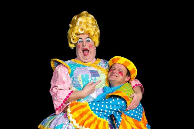 Harrogate Theatre dream team - Tim Stedman and Howard Chadwick are back in Aladdin in the twin funny roles of Wishee Washee and Widow Twankey.