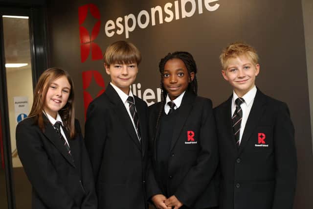 Students at Rossett School in Harrogate, the school which has joined the Red Kite Learning Trust.  (Picture contributed)