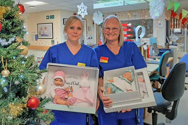 The special care baby unit at Harrogate District Hospital has received a special toy donation ahead of Christmas