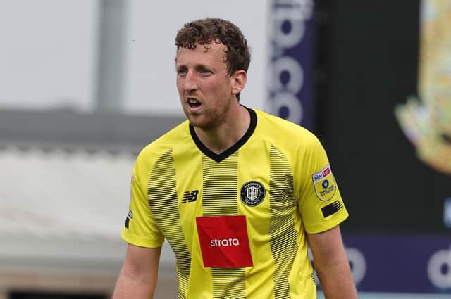 Tom Eastman has made 19 appearances for Harrogate Town since joining on loan from Colchester United in January. Picture: Pete Norton/Getty Images