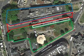 The plans to stop traffic outside the former Harrogate Borough Council offices have been recommended for approval