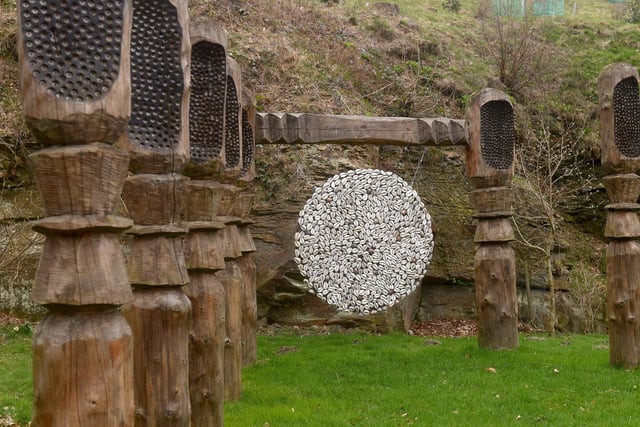 The garden attracts visitors from all over the world