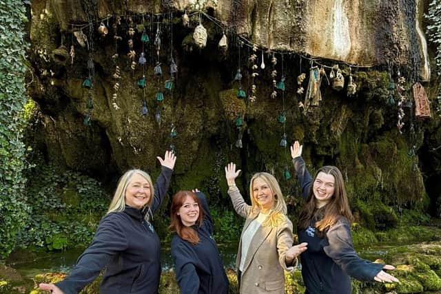 Celebrating award victory - The team at Mother Shipton’s Cave who won Best Overall Attraction in Yorkshire in The Yorkshire Tots to Teens Awards. (Picture contributed)