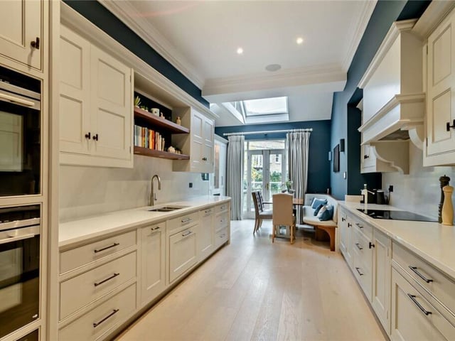 The bespoke, high spec breakfast kitchen.