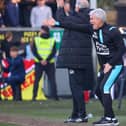 Carlisle United manager Mark Hughes was not a happy man following Saturday's 1-0 defeat at Harrogate Town. Pictures: Matt Kirkham