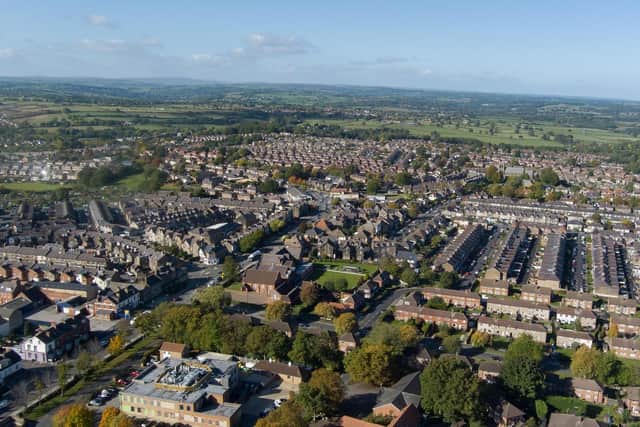 A different road for Harrogate - An aerial shot of Harrogate, which is due to see the introduction of the largest ever 20mph speed limit scheme in North Yorkshire. (Picture contributed)