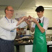 Year 9 and 10 pupils at Ashville College in Harrogate donned their aprons for a fish masterclass.