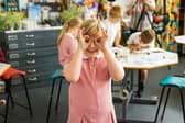 Pupil uses their superpower of looking whilst learning to love art