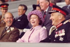 The Queen visited the Great Yorkshire Show four times during her lifetime, three of them while monarch - including this visit in 1977.
