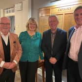 Pannal GC captains Clare Davies and Martin Boyle with Kevin Lynch, left, and Howard Clark, second from right. Picture: Submitted