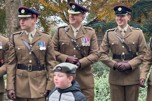 Shane's mum told the Gazette how entertaining he was keeping up spirits and joining in with the soldiers.
