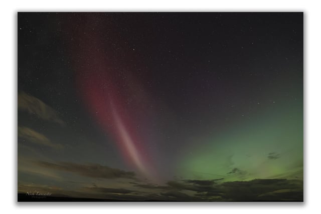 STEVE is a streak of purplish light in the night sky that's similar to an aurora.
