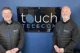 Angus Taylor and Jamie Hullah of Touch Telecom