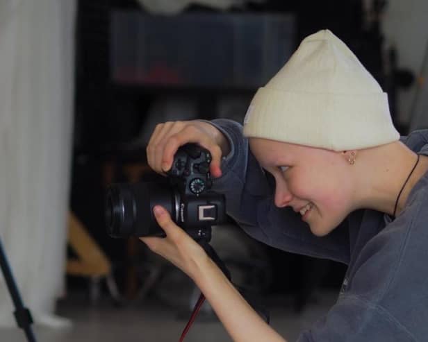 A true inspiration - Harrogate teenager Liz Hatton, who has died from an ultra-rare form of cancer, took Prince William's photograph at Windsor Castle in October. (Picture contributed)