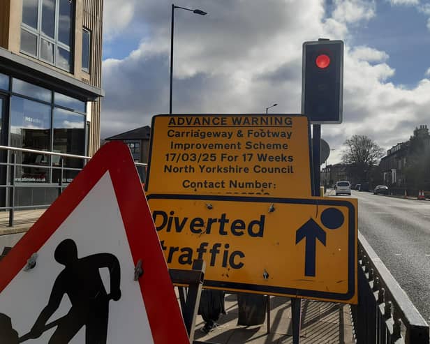 New road disruption in Harrogate - Work on the Pedestrian Improvement Scheme will begin on Victoria Avenue from Monday, March 17. (Picture Graham Chalmers)