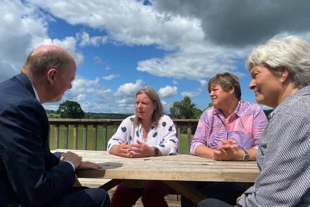 Sir Chris Whitty meets with the Nidderdale communities working to tackle isolation and loneliness.