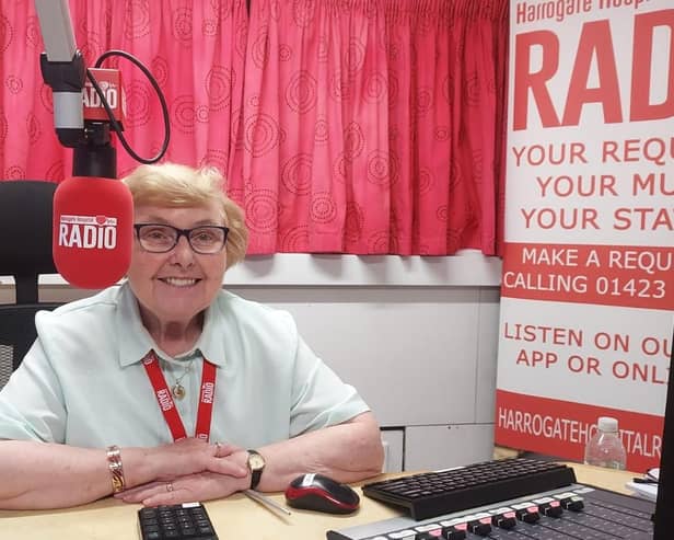 Awards glory - One of the long standing volunteers at Harrogate Hospital Radio. (Picture contributed)