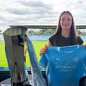 Sixteen-year-old Ripon Grammar School pupil Lottie Day’s two-year deal with Man City continues a remarkable rise for the talented young footballer. (Picture contributed)
